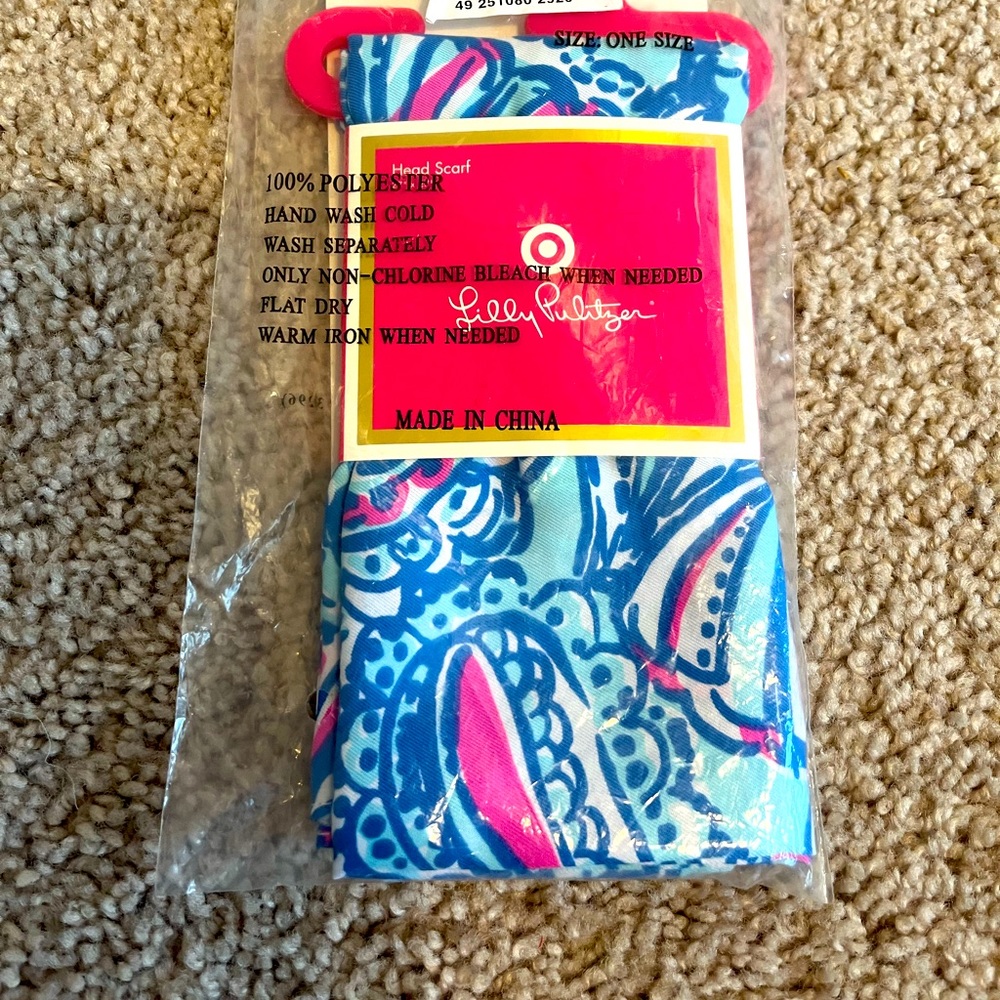 Lilly Pulitzer X Target head scarf nwt